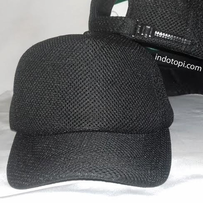 Topi full jaring dobel mess polos topi militer