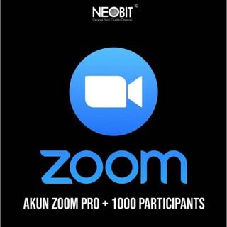 Zoom Meeting Pro Legal Resmi Account Upgrade Or New 1 Bulan 1000 Participant Indonesia