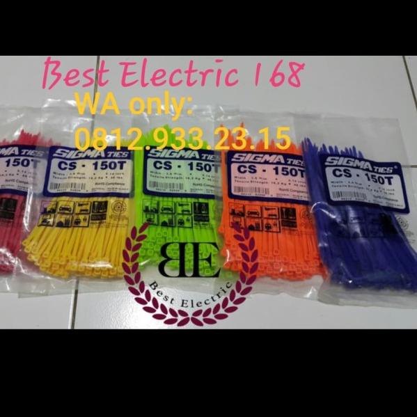 

♡ Kabel Ties / Kabel Tis / Cable Tie CS 150 T WARNA 15 cm SIGMA CS150T ✦