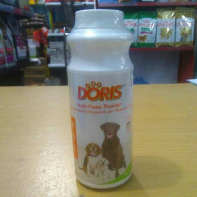 Bedak Doris Anti Kutu 100gr Bedak kutu Anjing