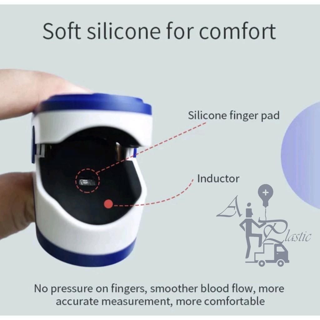 AIO Plastic-Oximeter Fingertip Pulse LK88 Oximeter Oksimeter Fingertrip Pulse Alat Ukur Kadar Oksige