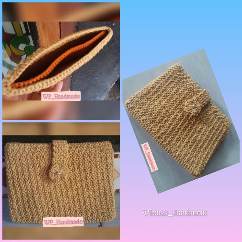 Dompet Rajut / Pouch Rajut Simple / Dompet HP Rajut