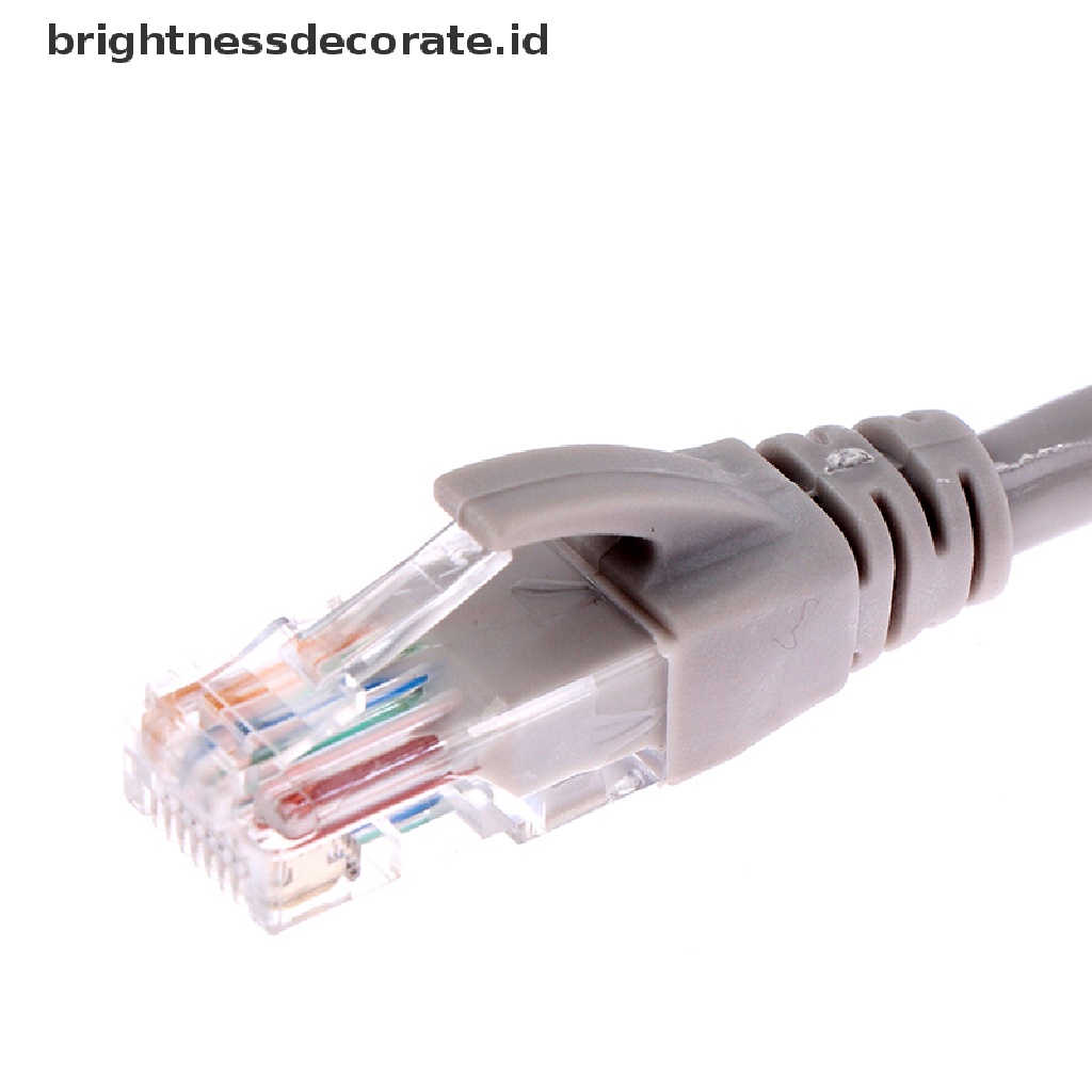 0.2m-1.5m Cat6E Male Ke Male Rj45 Patch Pendek Lan Ethernet Network