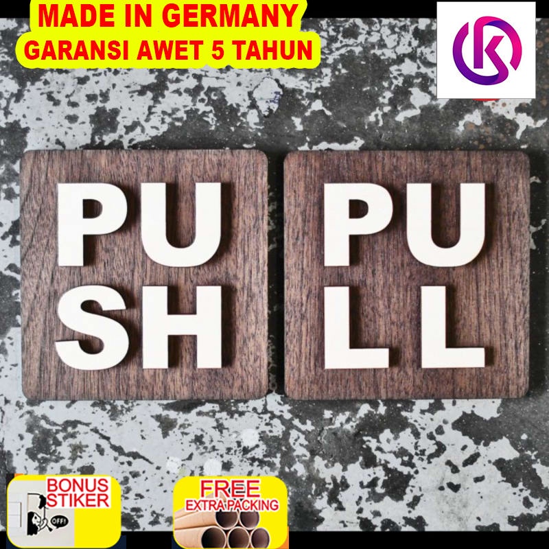 

Murah Push Pull Kayu | Sign Push Pull Kayu Modern | Label Signage