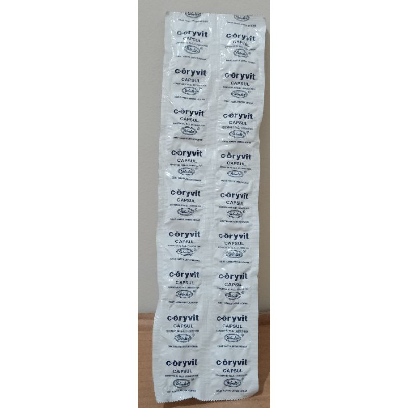 CORYVIT/CORIFIT/CORIVIT KAPSUL CAPSUL obat ngorok crd pilek ayam SANJAYA PAKAN