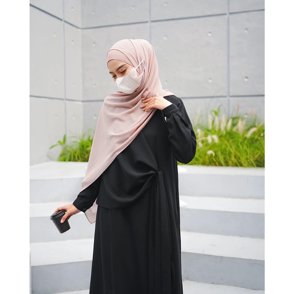 FASHION STYLE GAMIS MECCA TALI BUSUI WANITA DRESS WOLFIS PREMIUM