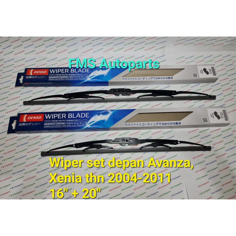 Wiper Blade depan  DENSO Mobil Toyota Avanza, Xenia thn 2004-2011