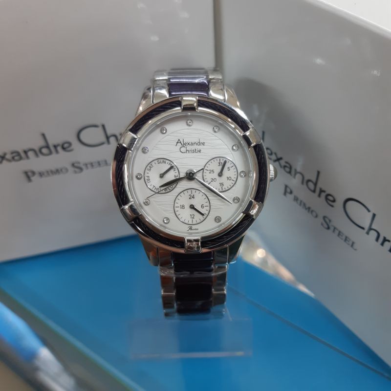 AC 2730 BF ALEXANDRE CHRISTIE WANITA 2730 BF BAHAN MIKA MULTI FUNFSI.GARANSI 1 TAHUN