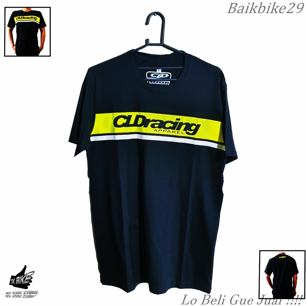 Baju Kaos CLD Racing Tshirt Distro Hitam CLD 04 ORIGINAL