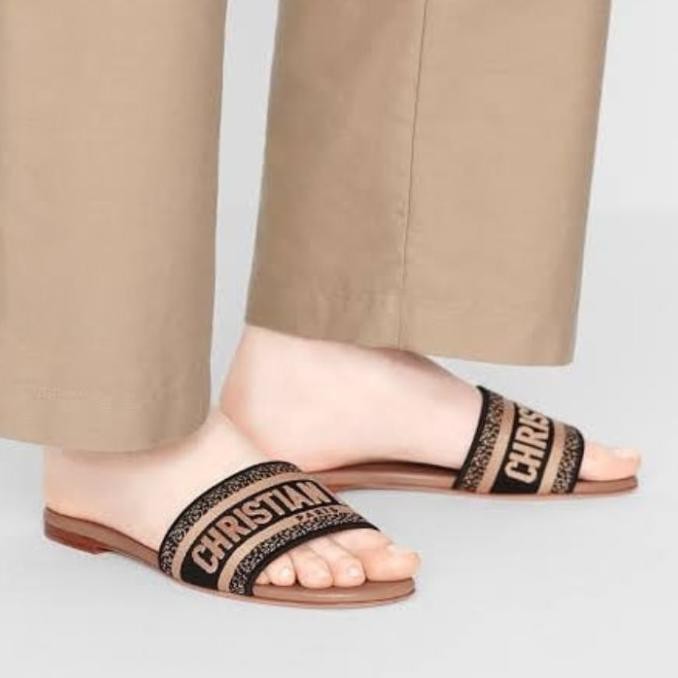 dior dway flat sandals