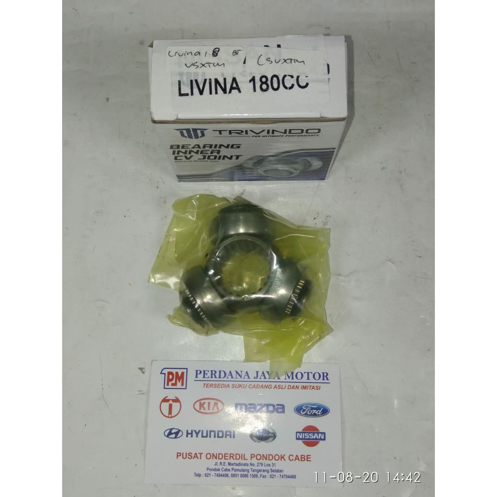 Tripod Gundu Spider Cross Joint Inner As Roda Dalam Nissan Livina 1800cc  Evalia AT MT Juke
