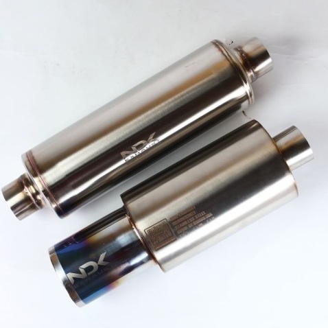 Mufler Ndk Exhaust Type Dk-03V3 + Resonator Hold Knalpot Mobil Racing