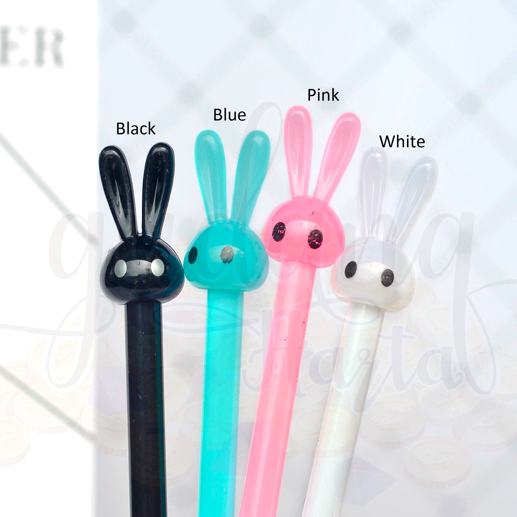 Pulpen Kelinci Rabbit Lucu Pena Gel Ballpoint Bolpen GH 307040