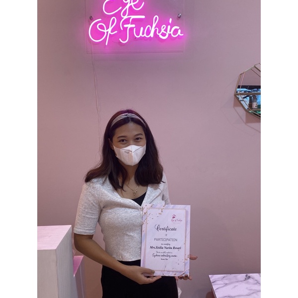 kursus sulam alis abel