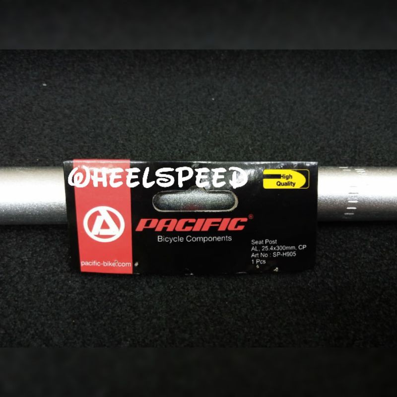 SEATPOST PACIFIC ALLOY SILVER 25,4MM PANJANG 30CM