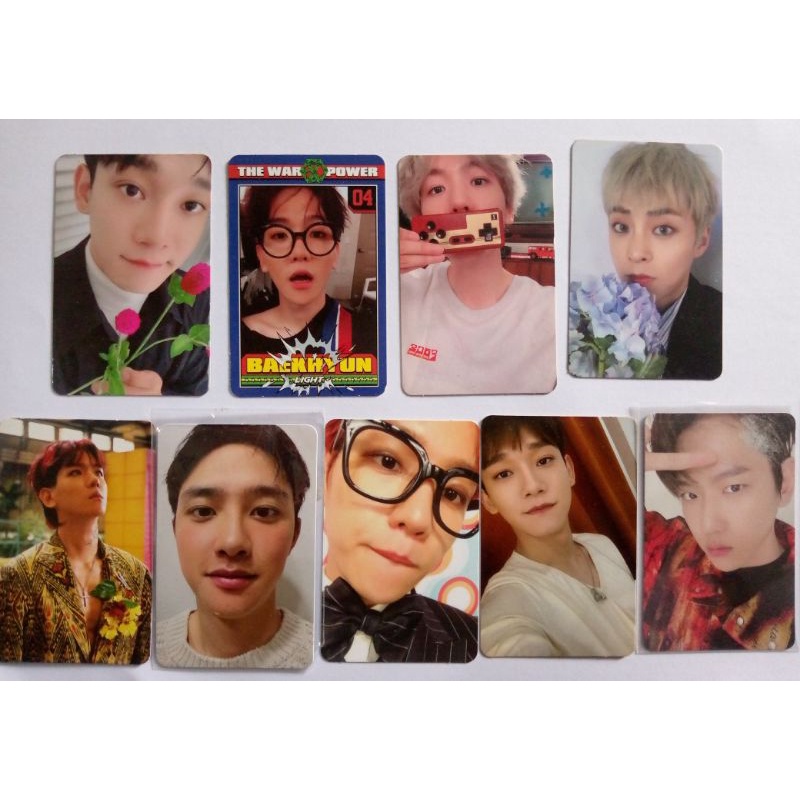 OFFICIAL PHOTOCARD EXO, PHOTOCARD MURAH PC Baekhyun DFTF, Xiumin, kyungsoo, chen