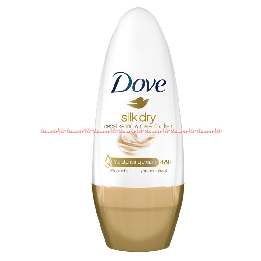 Dove Roll on 40gr Dove Whitening Silk Dry Ultimate White Original Dofe Deodorant Dove Silk Dry Silky