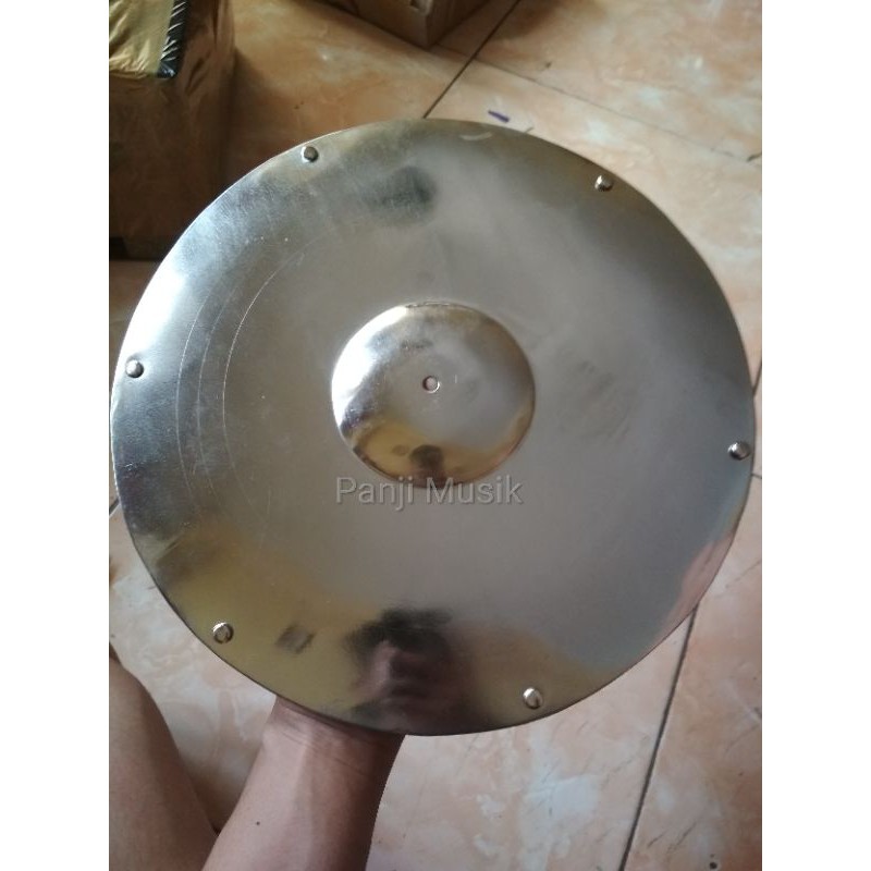Simbal cymbal putih marawis drum murah 12inc berkualitas