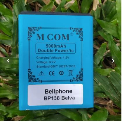 Battery Batre Baterai Double Power Mcom Bellphone BP138 Belva - BP 138 Belva