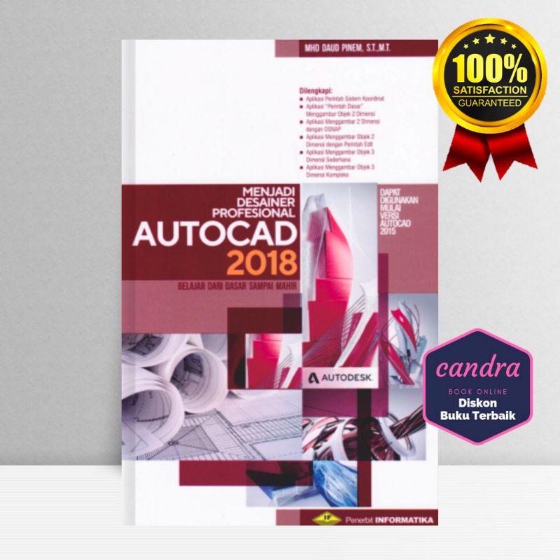 MENJADI DESAINER PROFESIONAL AUTOCAD 2018 - ORIGINAL