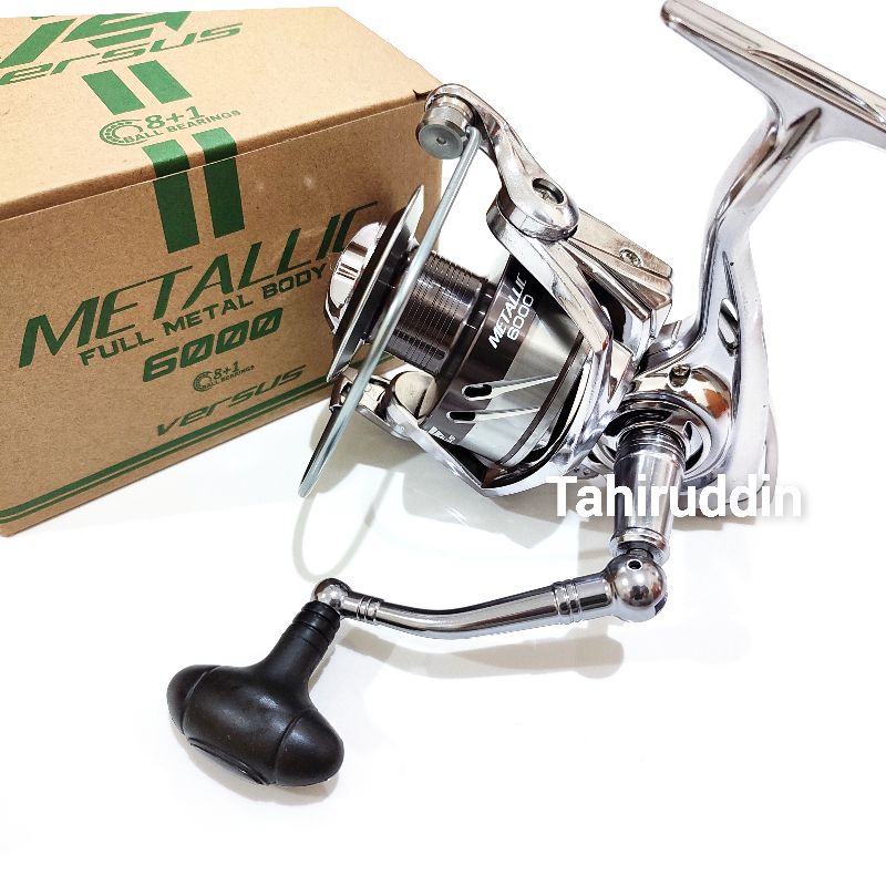 Reel Versus Metallic BODY FULL METAL &amp; POWER HANDLE. ORIGINAL JAPAN QUALITY