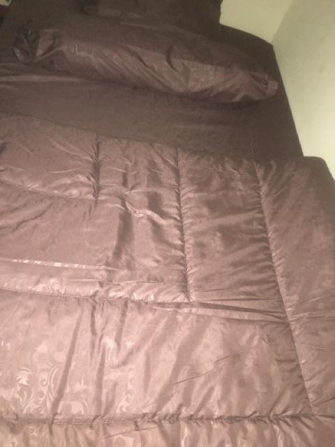 Romantic Bedcover Set Katun Jepang Extra King Size