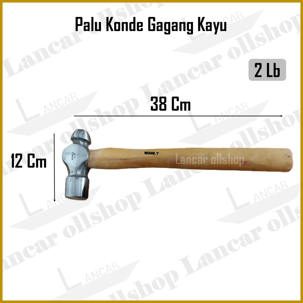 Palu Konde Gagang Kayu 2 LB