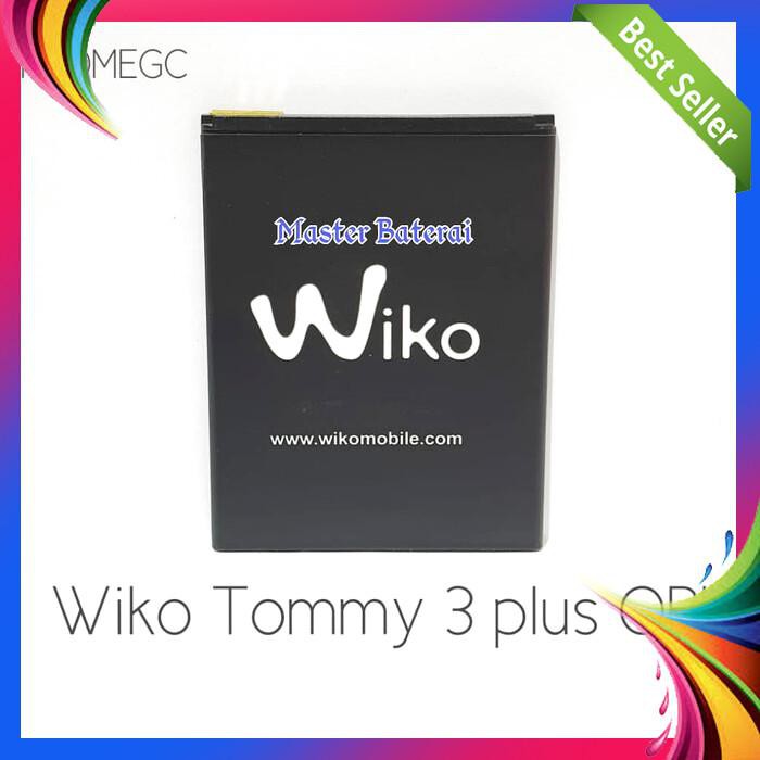 BATERAI WIKO TOMMY 3PLUS WIKO TOMMY 3 PLUS TOMY 3PLUS TOMMI 3 PLUS ORI