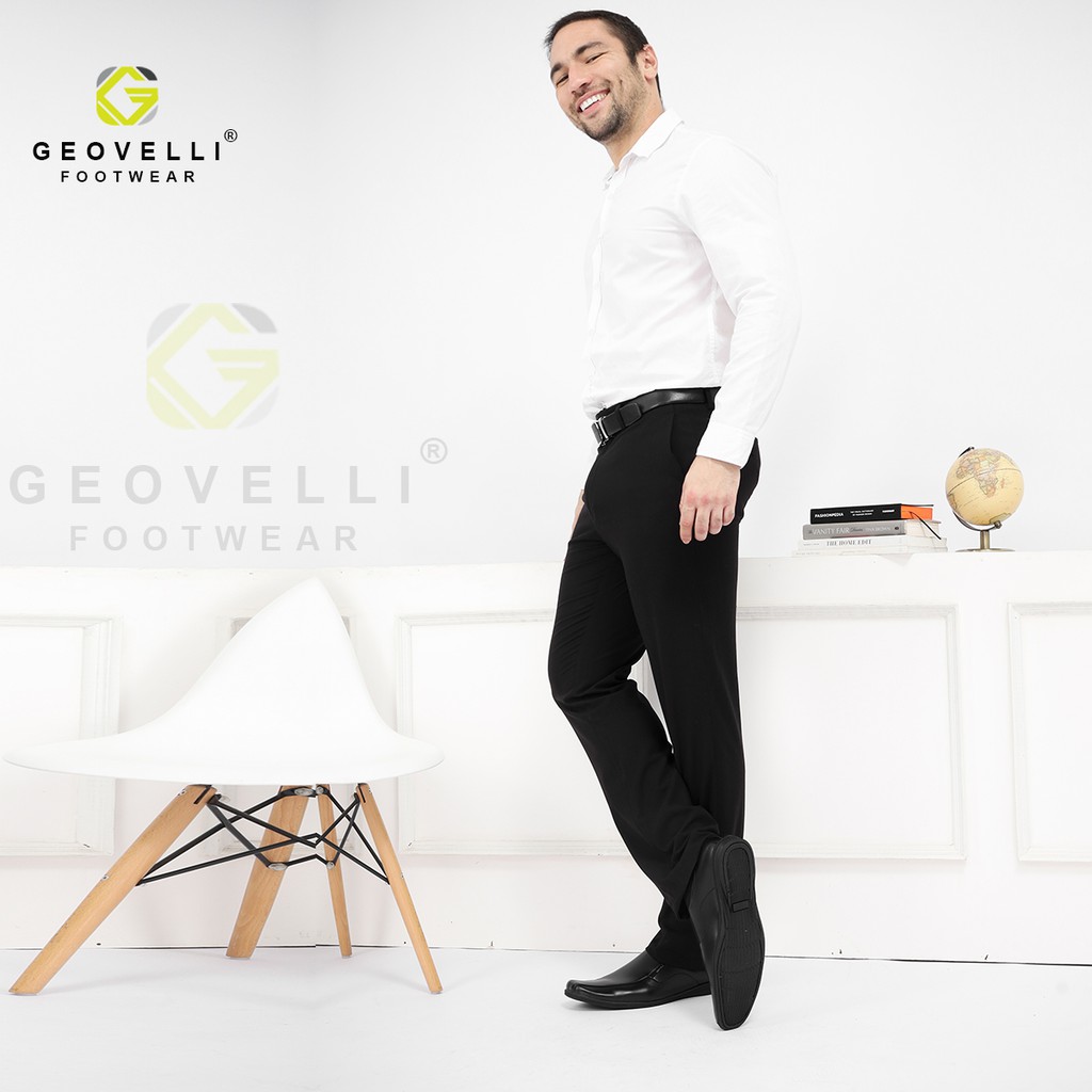 Sepatupantopel.id | Sepatu Pantofel Pria GVL1901 Hitam Terbaru Untuk Kerja Kantor Dan Acara