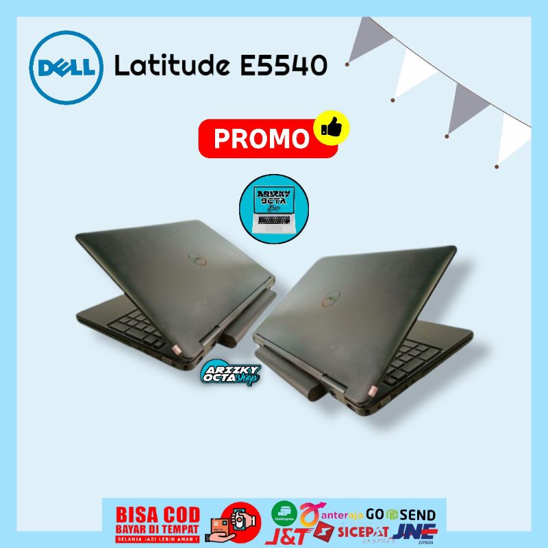 Promo Laptop Second Dell Latitude E5540 Core i5 gen 4 ram 8gb ssd 128gb webcam dvd numpad lcd 15inch