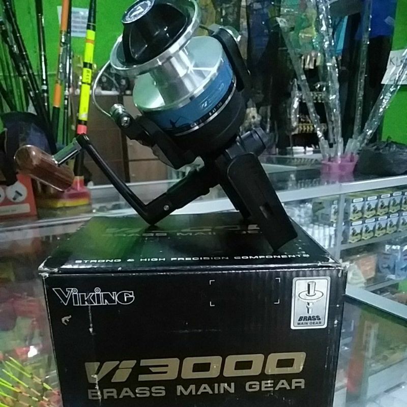 reel pancing kuat viking vi 3000 gold black