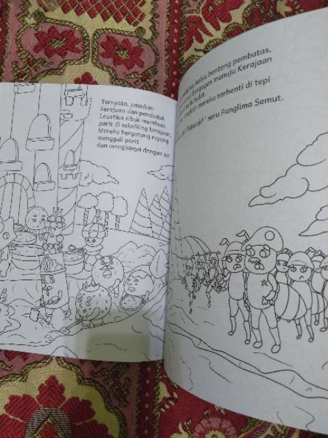 Buku Anak - Kisah Lezat dari Lezatika - Cerita dan mewarnai