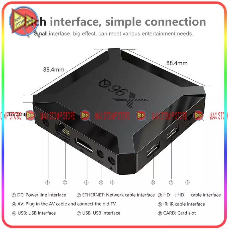 STB X96 4K 2GB + 16GB Android TV Siap Nonton Channel Lokal dan Luar
