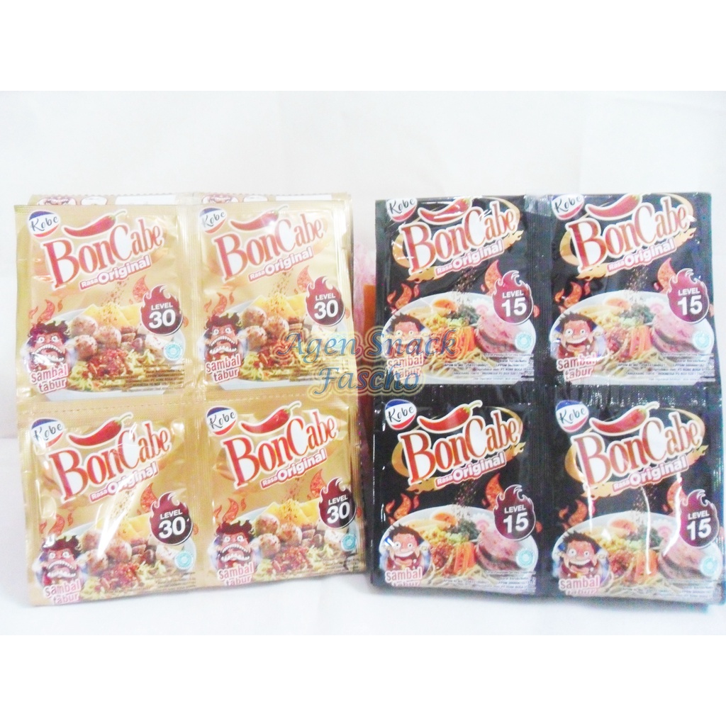 

Kobe Bon Cabe Original Sachet 6 gram (1 renceng isi 12 sachet)
