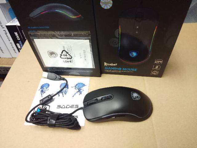 Sades Mouse Gaming Revolver RGB