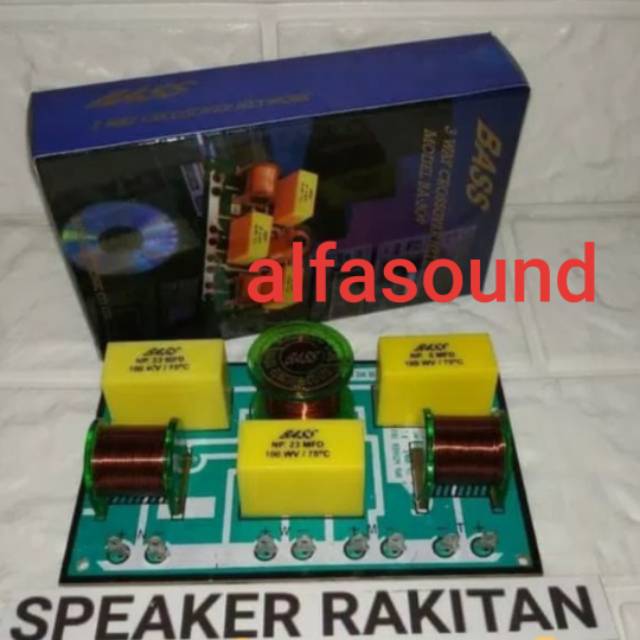 KIT CROSSOVER PASIF 3 WAY NETWORK BASS BA 309 SPEAKER RAKITAN BA309