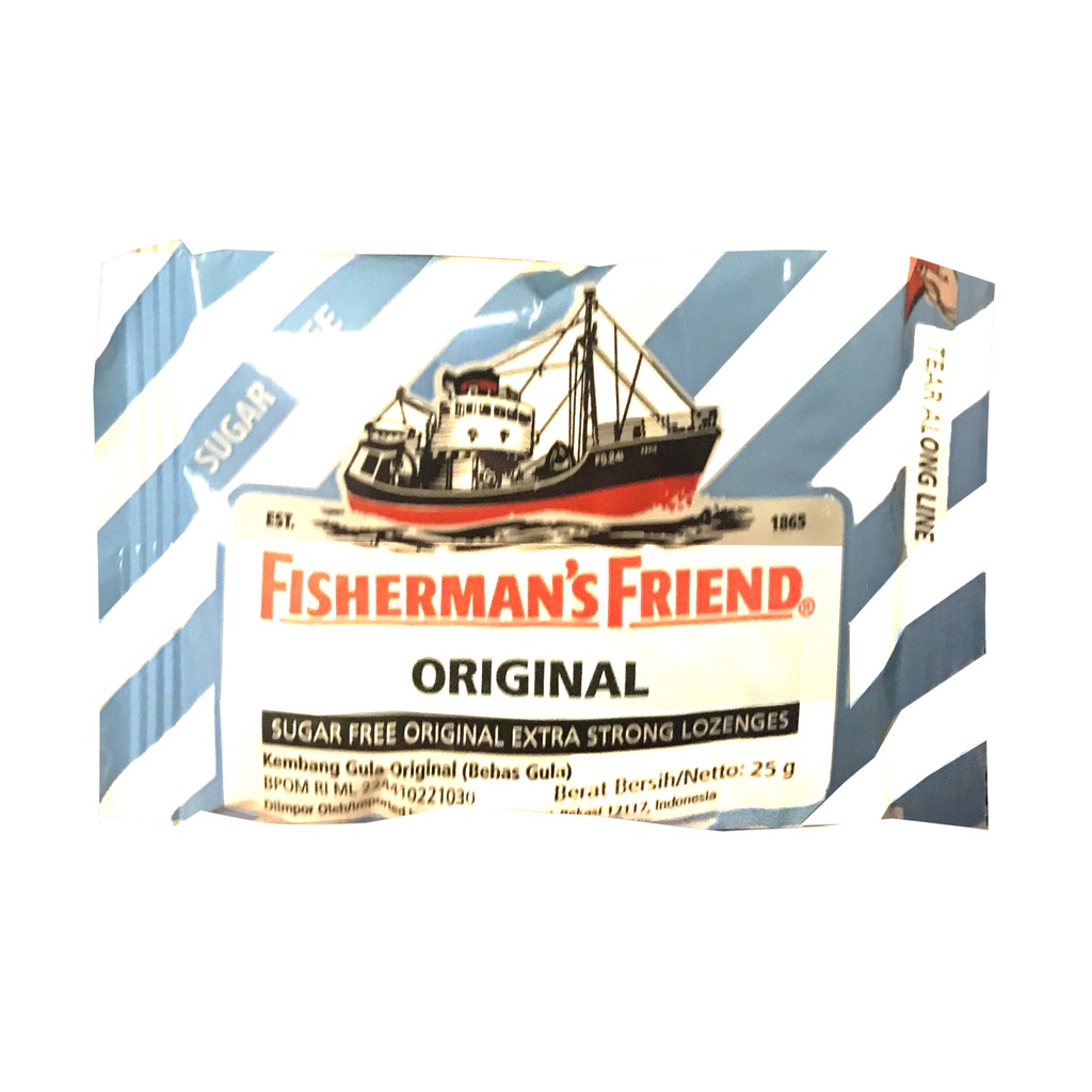 Fisherman's 25gr Friend Permen Pelega Tenggorokan Candy Mint Lozenges Fishermans