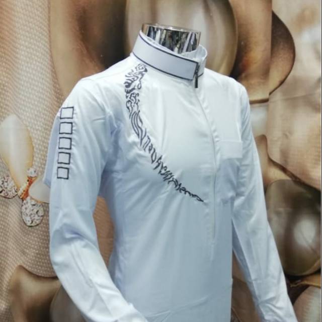 Jubah Daffah Al Haramain Model Kaligrafi