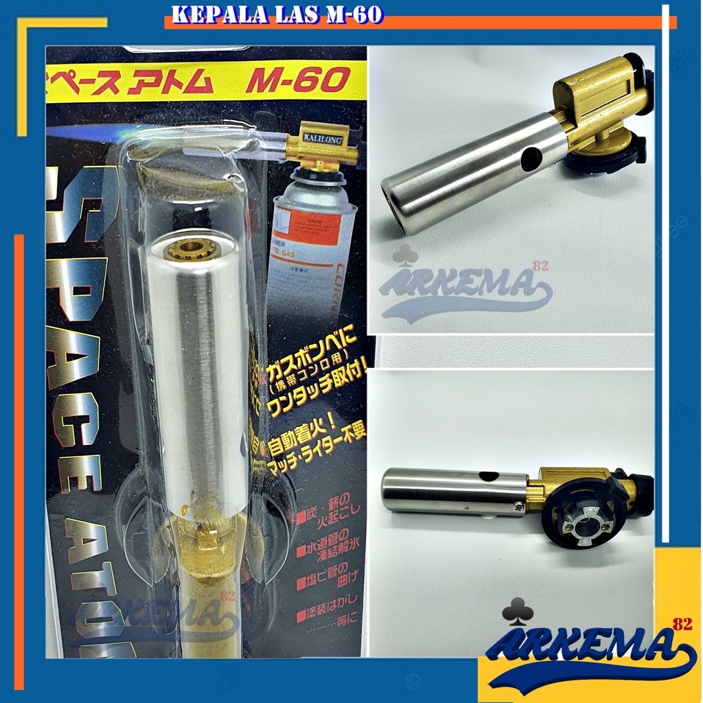 KEPALA LAS M-60  | GAS TORCH | ALAT LAS TEMBAGA | KEPALA LAS PORTABEL | KEPALA LAS GAS KALENG