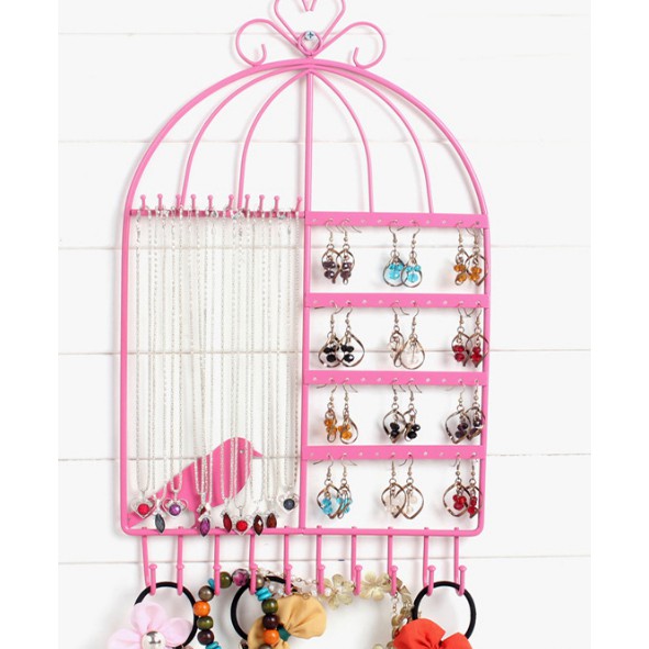 Tempat Perhiasan kalung gelang  kacamata cincin motif 