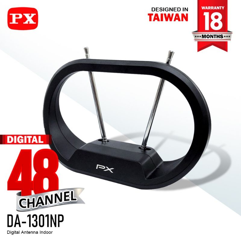 Antena tv indoor / dalam , digital dan analog DA-1301NP PX