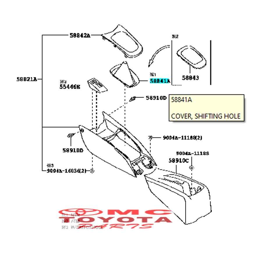 Boot Cover Tongkat Persneling Avanza Xenia AllNew,Grand 58841-BZ130-C0