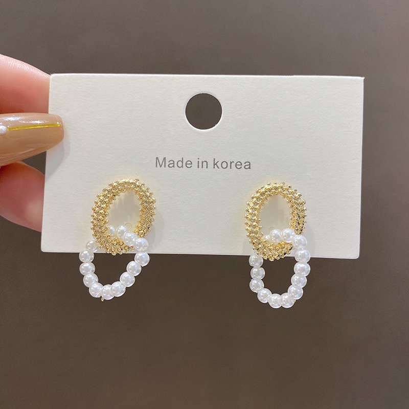 Retro debutante baroque mutiara anting-anting 2021new fashion anting-anting wanita musim panas niche