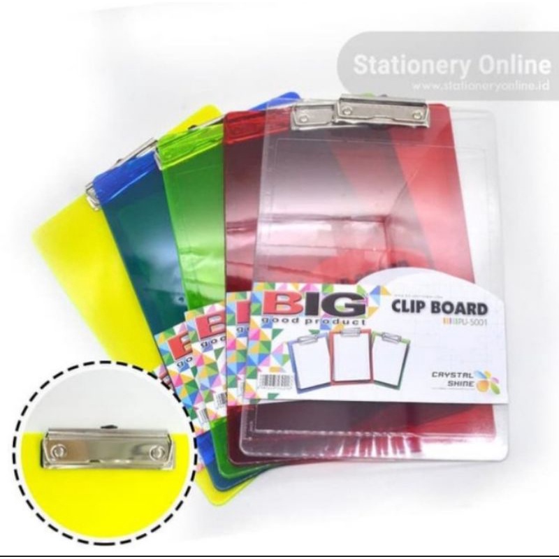 

Papan ujian/Cliboard BIG transparan