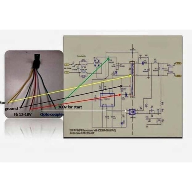 Gacun TV LCD LED 5 kabel