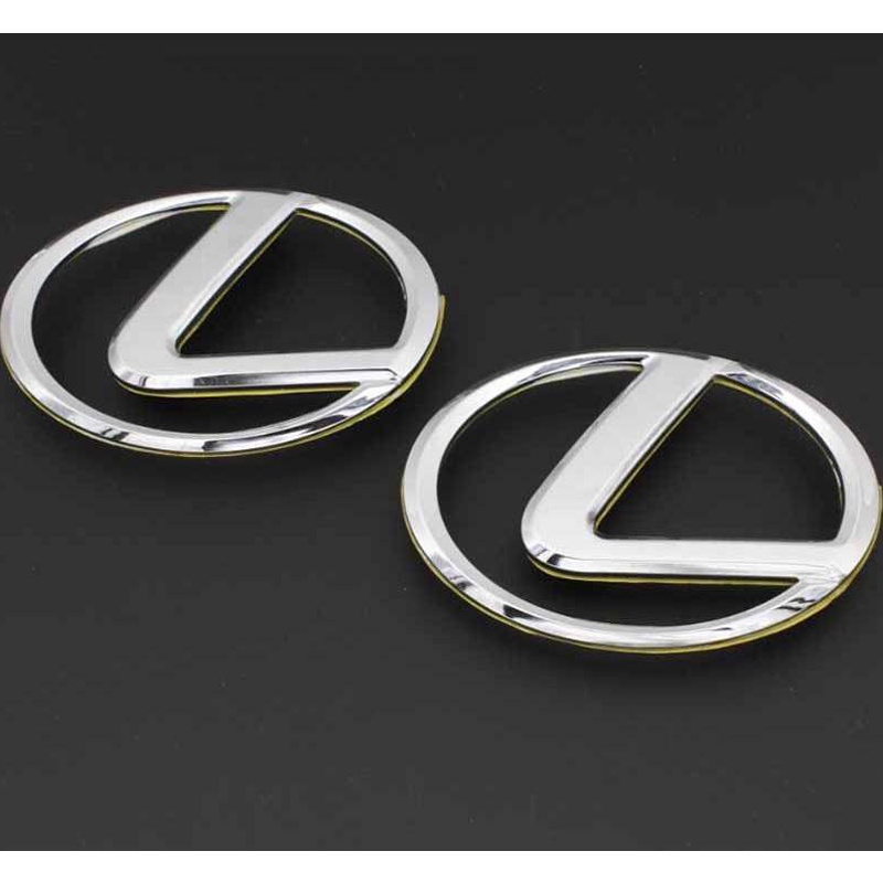 1pc Stiker Emblem Logo LEXUS Bahan ABS Untuk Bagasi Depan / Belakang Mobil LEXUS