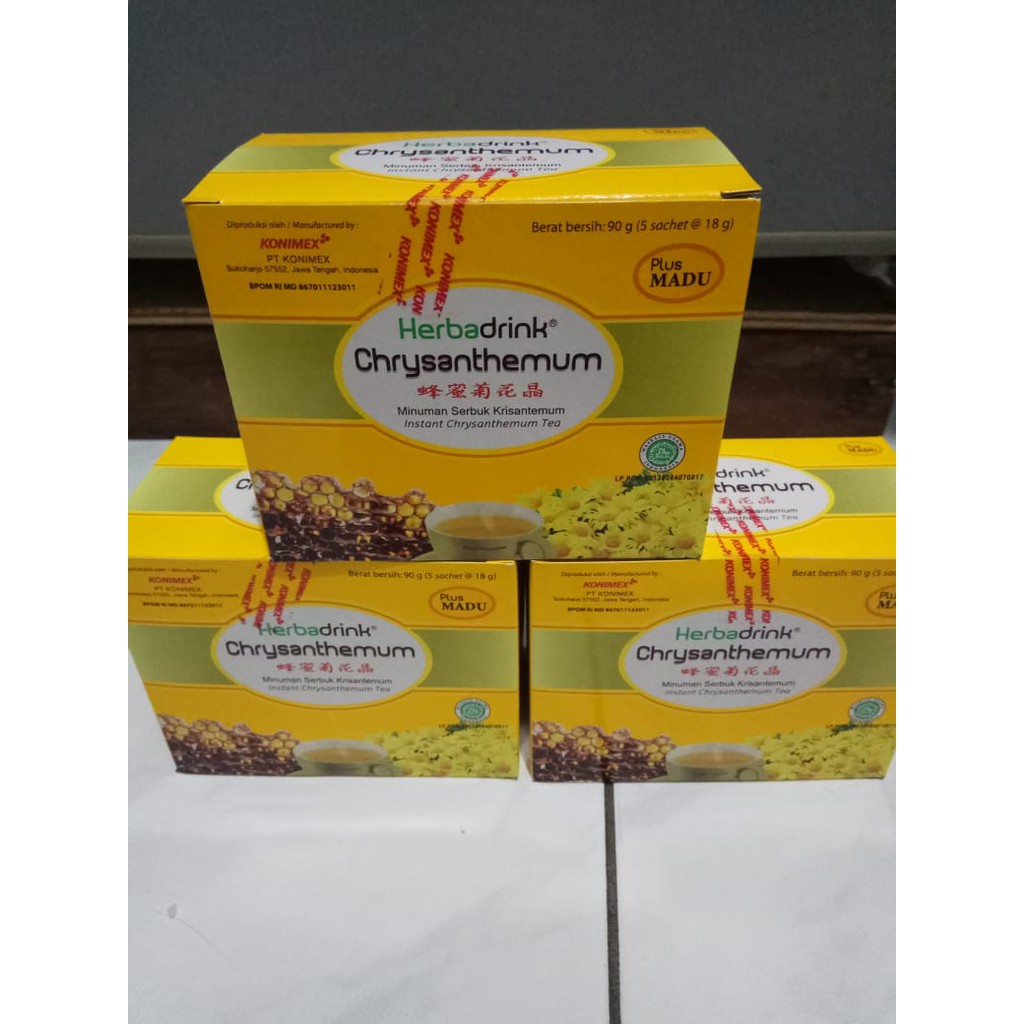 

HERBADRINK CHRYSANTEMUM menyegarkan badan, meredakan gejala panas dalam