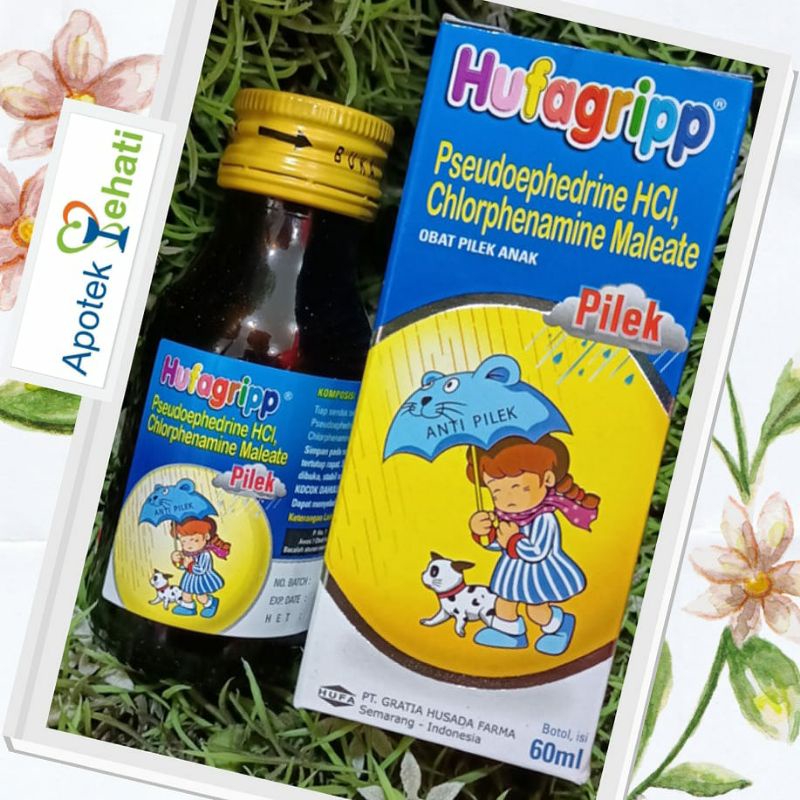 Hufagrip Biru / Hufagrip Pilek 60 mL Obat Pilek Anak