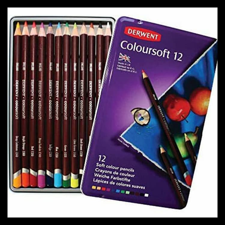 

Terlaris Derwent Coloursoft 12 Pcs Barang Bagus