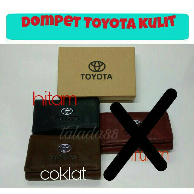 Dompet STNK kulit TOYOTA murah berkualitas